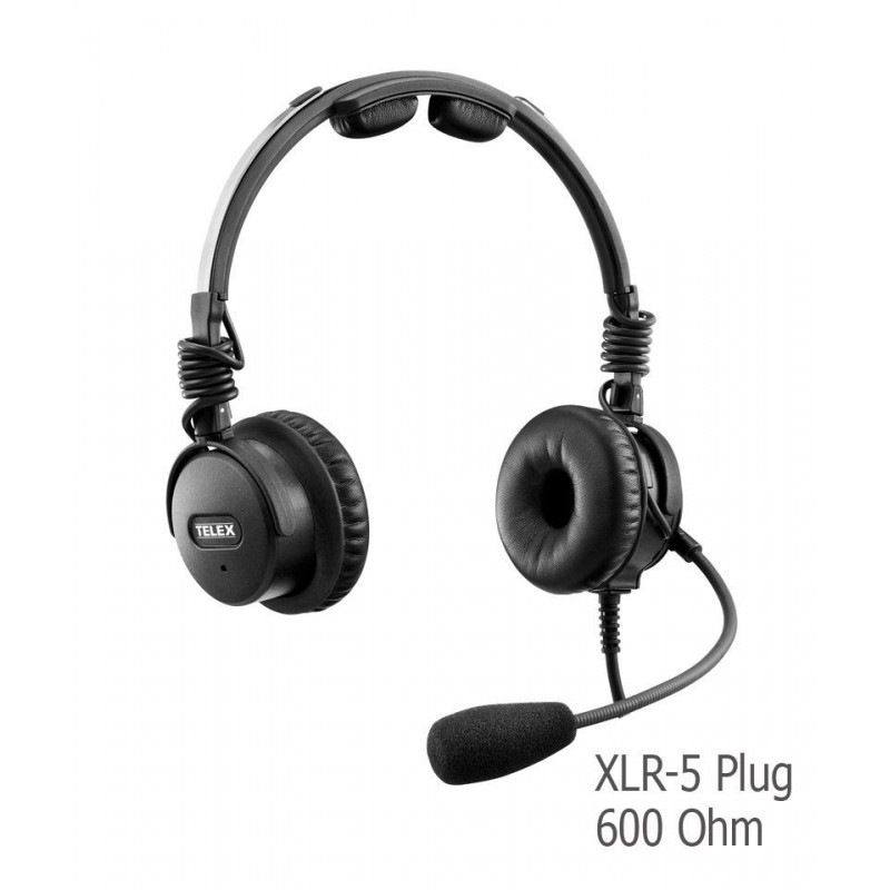 Casque TELEX AIRMAN 8 ANR XLR-5 plug 600 Ohm