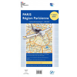 Carte Région Parisienne 2025 au 1/250 000 édition 1