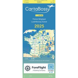 CARTABOSSY VFR 2025 FRANCE au 1/ 1 000 000