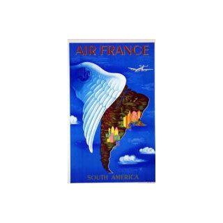 Affiches AIR FRANCE AMERIQUE DU SUD