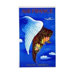 Affiches AIR FRANCE AMERIQUE DU SUD