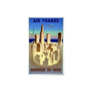 Affiches AIR FRANCE Amérique du Nord