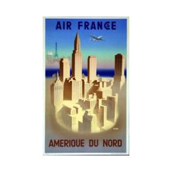 Affiches AIR FRANCE Amérique du Nord