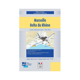 CARTE MARSEILLE DELTA DU RHONE 2024 au 1/250 000 édition 1