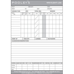 Log de nav VFR format A5 Pooleys ou Transair