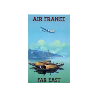 AFFICHE AIR FRANCE FAR EAST