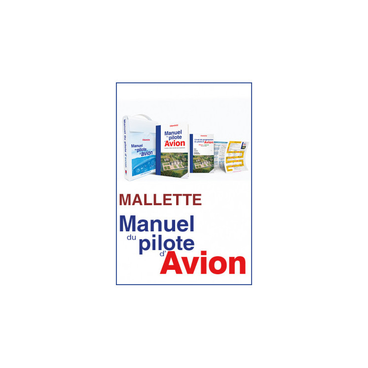 Malette du Manuel PILOTE PPL LAPL 19 ed CEPADUES +livret de progression