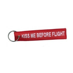 Porte-clés KISS ME BEFORE FLIGHT