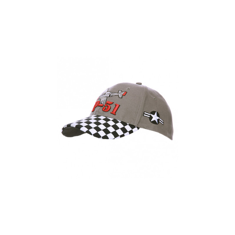 Casquette pilote P 51 Mustang