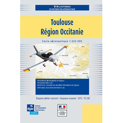 CARTE TOULOUSE MIDI PYRENNES 2024 au 1/250 000 édition 2