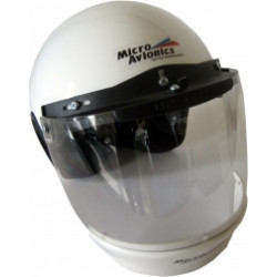 Casque Paramoteur/ULM Micro Avionics avec visière et déflecteur d'air