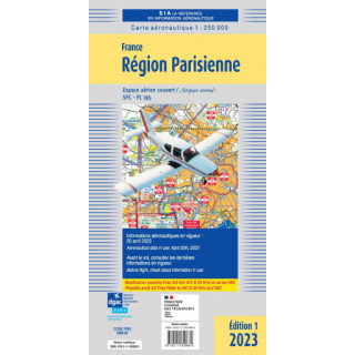 Carte Région Parisienne 2024 au 1/250 000 édition 2