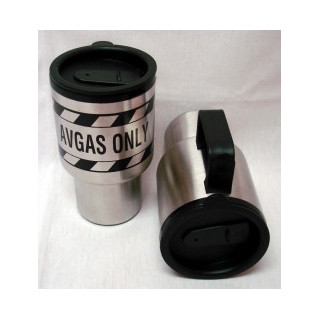 Grande tasse de voyage " AVGAS ONLY"