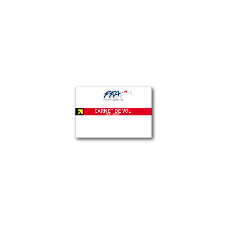 CARNET DE VOL AVION FFA couverture souple