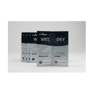 LOT DE 10 Lingettes de nettoyage Aero Sence Wet & Dry