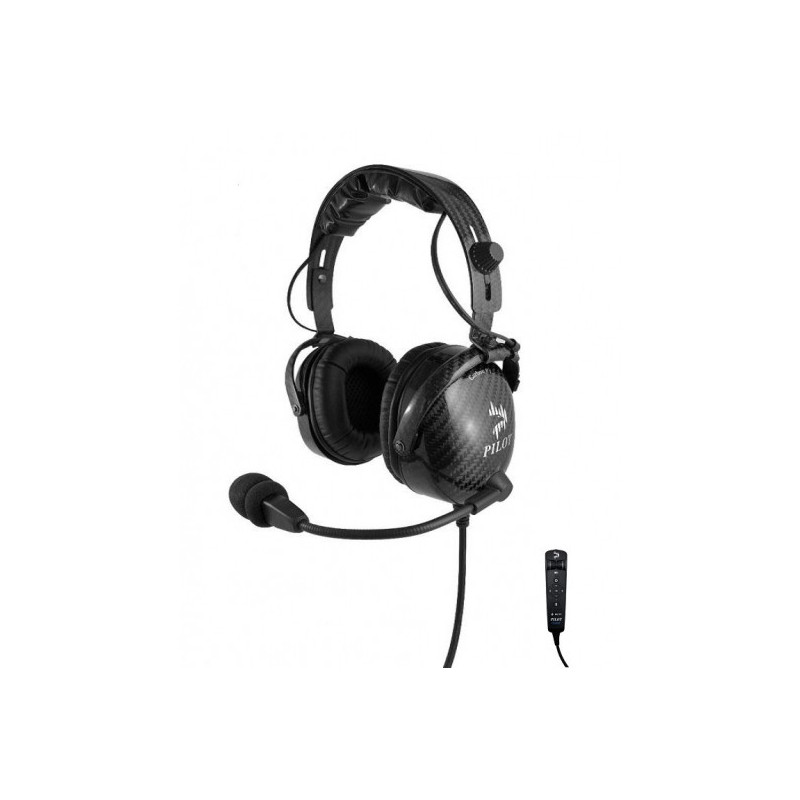 Casque CARBON A1 ANR avec boitier Blulink (bluetooth) PILOT COM USA