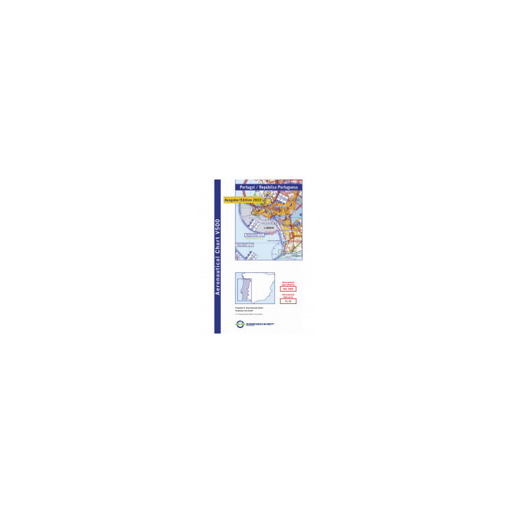 Carte PORTUGAL VFR 500 au 1/500 000 2023