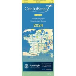 CARTABOSSY VFR 2024 FRANCE au 1/ 1 000 000