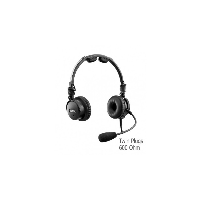 Casque TELEX AiRMAN 8 ANR , Twin plugs , 600 Ohm