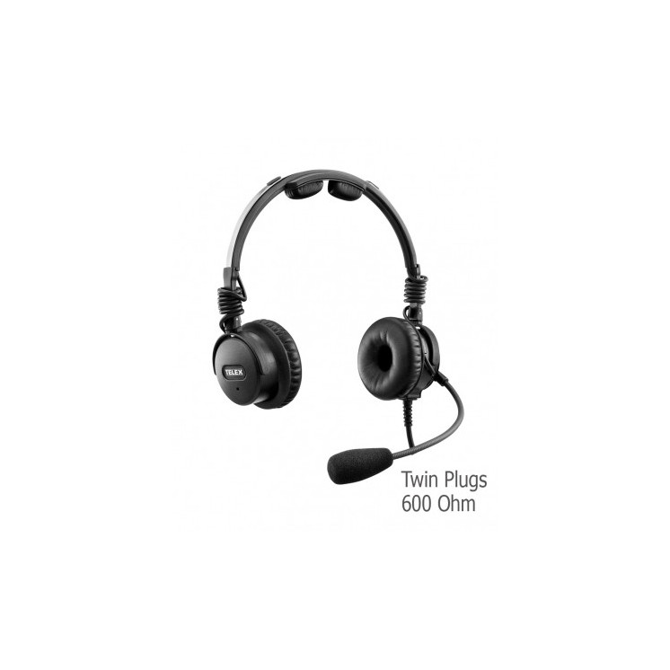 Casque TELEX AiRMAN 8 ANR , Twin plugs , 600 Ohm