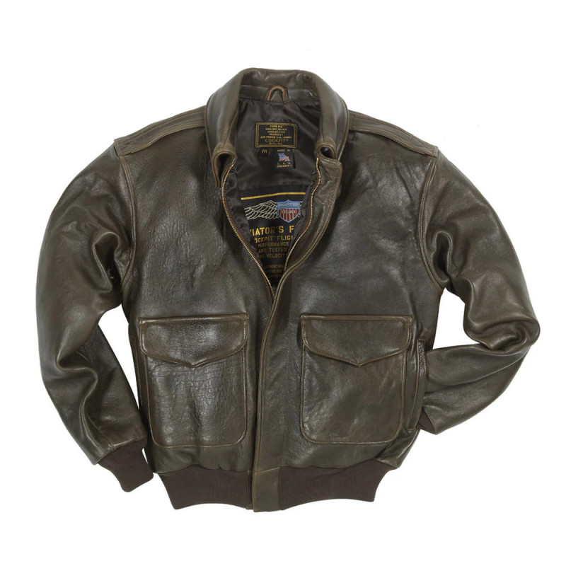 BLOUSON AVIATEUR 100 MISSIONS A-2 - Taille : S à XXL